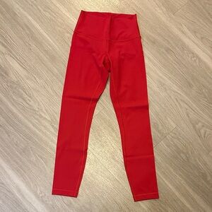 Lululemon Wunder Under Leggings - Red